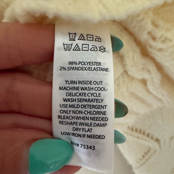 Joie Cream Open-Knit soft crewneck sweater - Picture 5 of 6